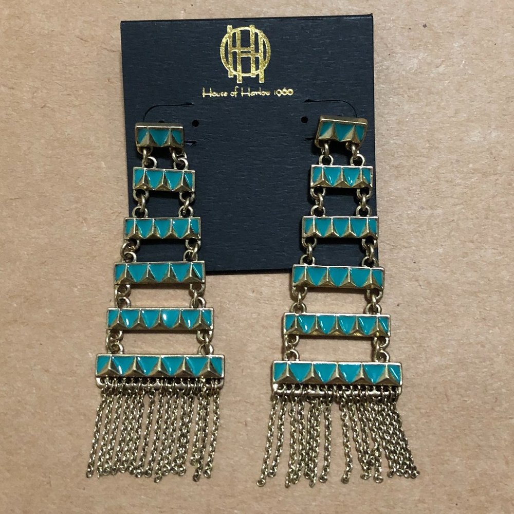 House of Harlow Chandelier Earrings